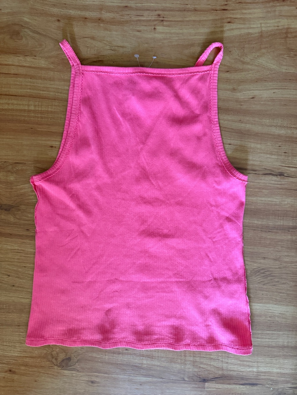We The Free Neon Pink High-Neck Tank